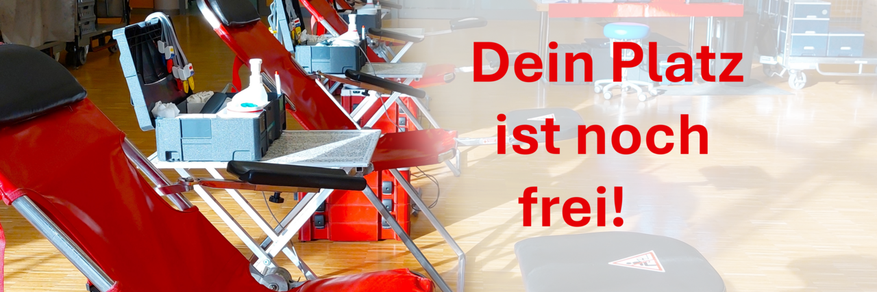 leere Blutspendeliegen